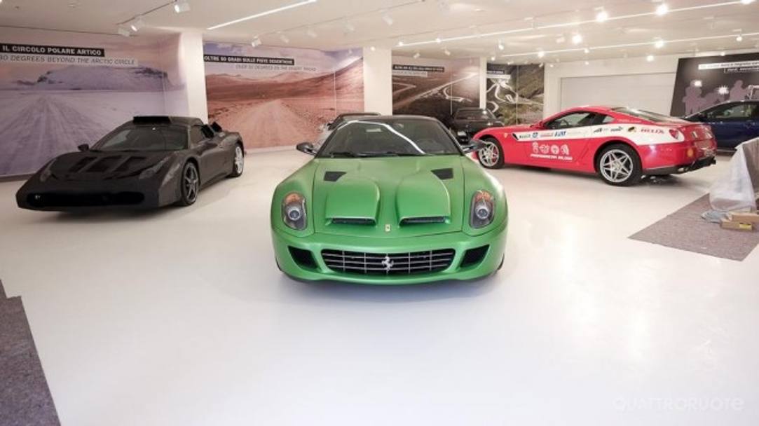 Tre mulotipi della Ferrari del Museo della Casa modenese